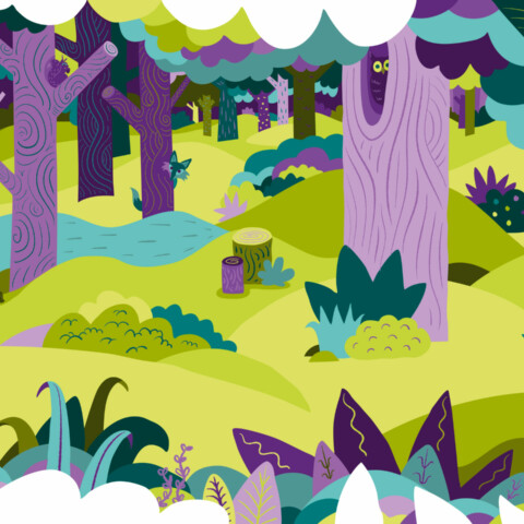 Dans les combles, la forêt